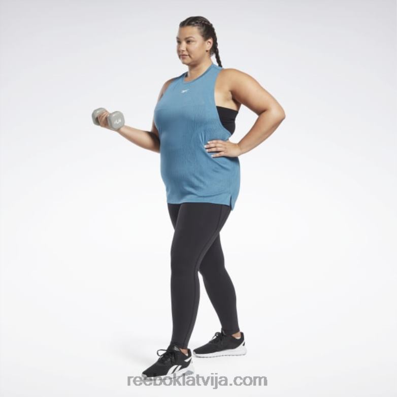 izdegšanas tvertnes augšdaļa (plus izmēra) sievietes 0T464787 Reebok tēraudzils s23-r