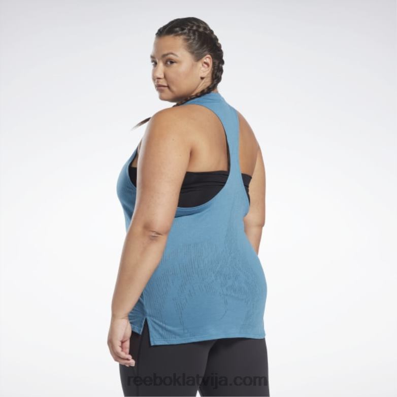 izdegšanas tvertnes augšdaļa (plus izmēra) sievietes 0T464787 Reebok tēraudzils s23-r