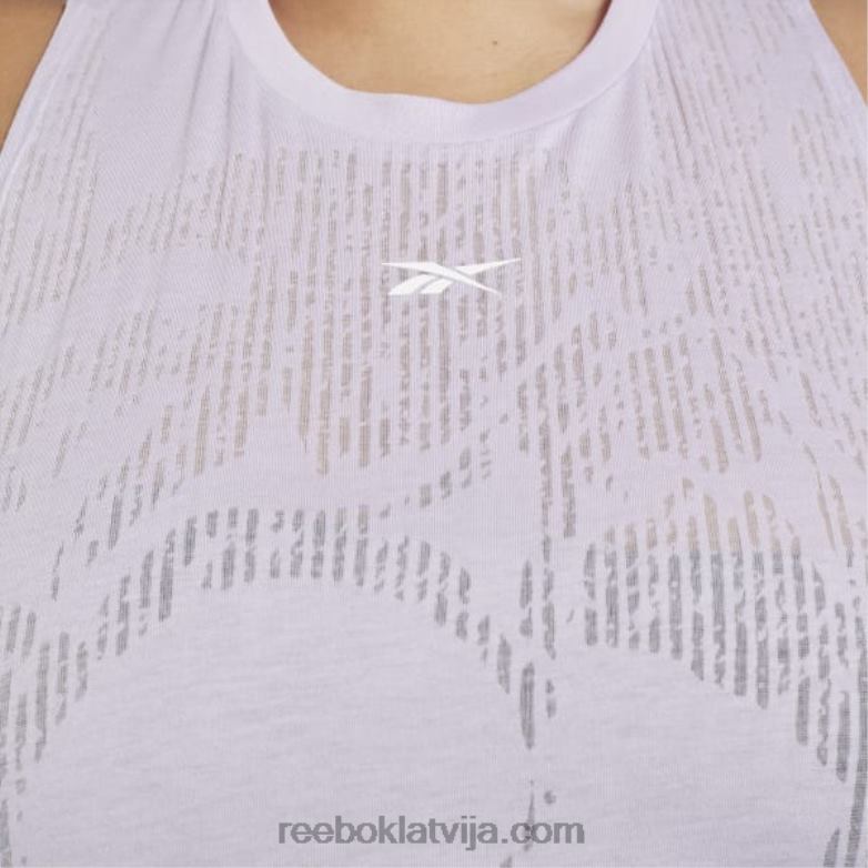 izdegšanas tvertnes augšdaļa (plus izmēra) sievietes 0T464880 Reebok violeta oāze