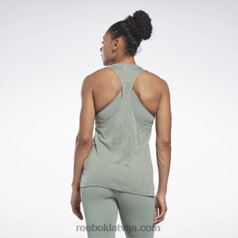 izdegšanas tvertnes augšdaļa sievietes 0T464535 Reebok harmonija zaļa