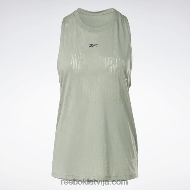 izdegšanas tvertnes augšdaļa sievietes 0T464535 Reebok harmonija zaļa