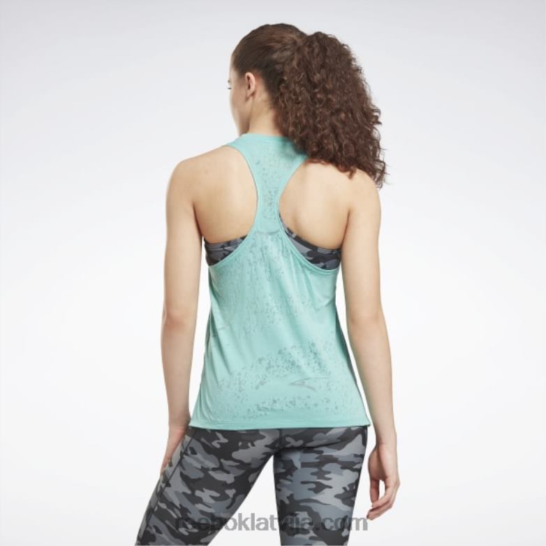 izdegšanas tvertnes augšdaļa sievietes 0T464609 Reebok daļēji klasiska zilganzaļa