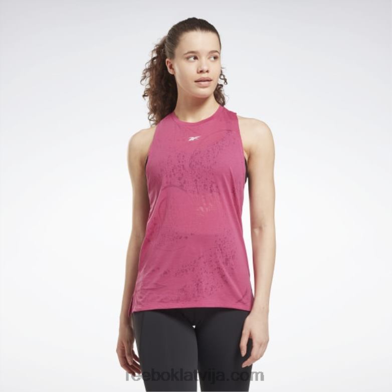 izdegšanas tvertnes augšdaļa sievietes 0T464714 Reebok daļēji lepni rozā