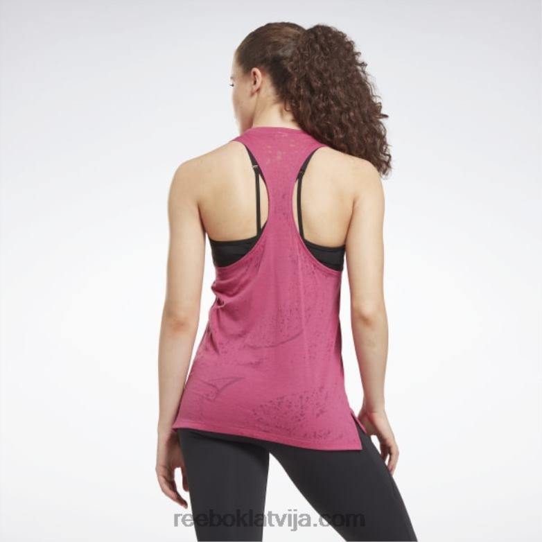 izdegšanas tvertnes augšdaļa sievietes 0T464714 Reebok daļēji lepni rozā