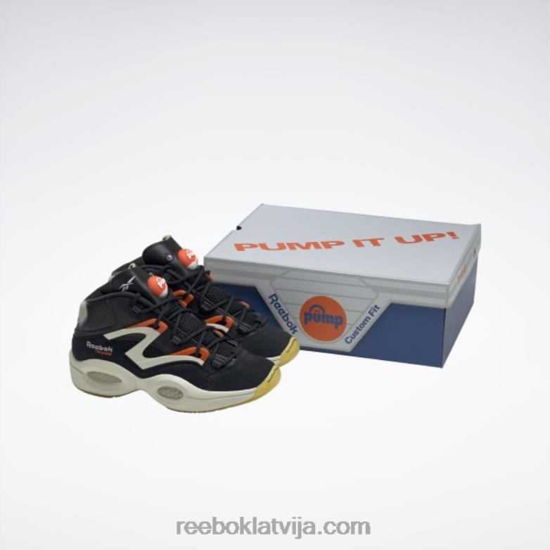 jautājums sūknis basketbola apavi0T46491 Reebok kodols melns/klasiski balts/krīts