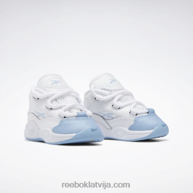 jautājums vidus basketbola apavi - toddler bērni 0T4641380 Reebok ftwr balts/šķidri zils/toksiski dzeltens