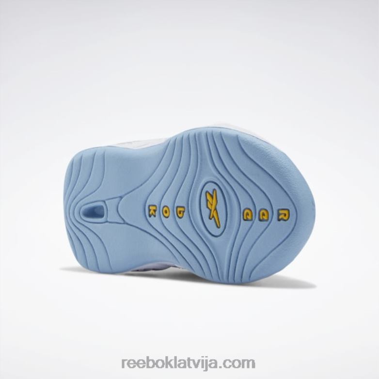 jautājums vidus basketbola apavi - toddler bērni 0T4641380 Reebok ftwr balts/šķidri zils/toksiski dzeltens