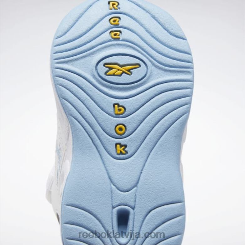 jautājums vidus basketbola apavi - toddler bērni 0T4641380 Reebok ftwr balts/šķidri zils/toksiski dzeltens