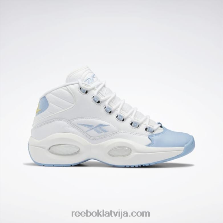 jautājums vidus basketbola apavi vīriešiem 0T4641028 Reebok ftwr balts/šķidri zils/toksiski dzeltens