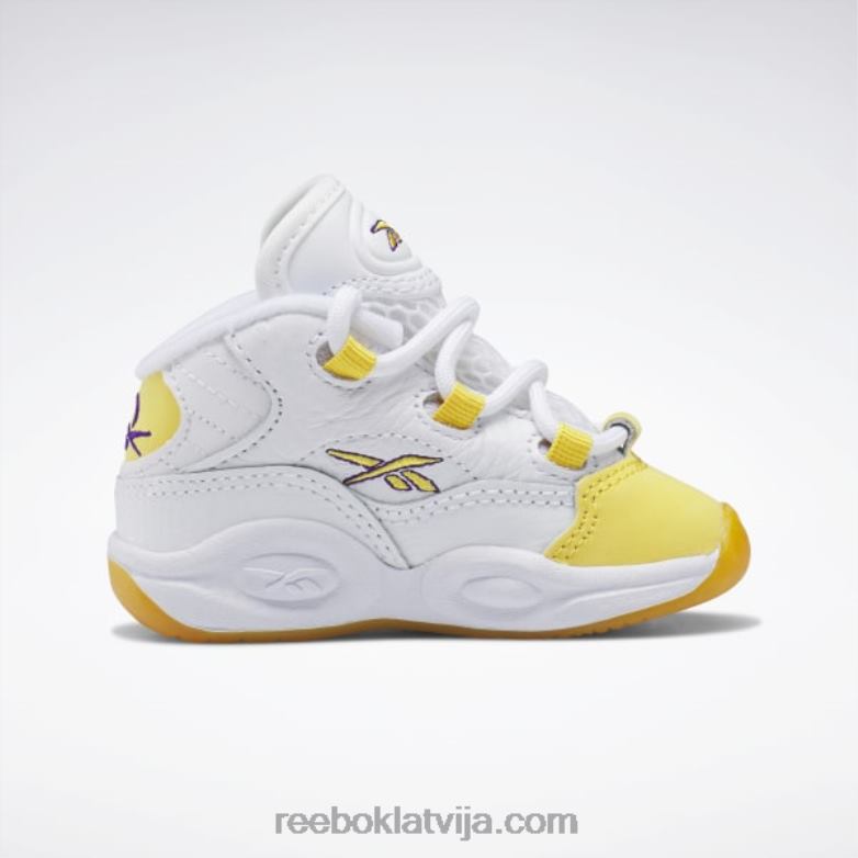 jautājums vidus kurpes - toddler bērni 0T4641373 Reebok ftwr balts/dzeltens pavediens/ultra violets