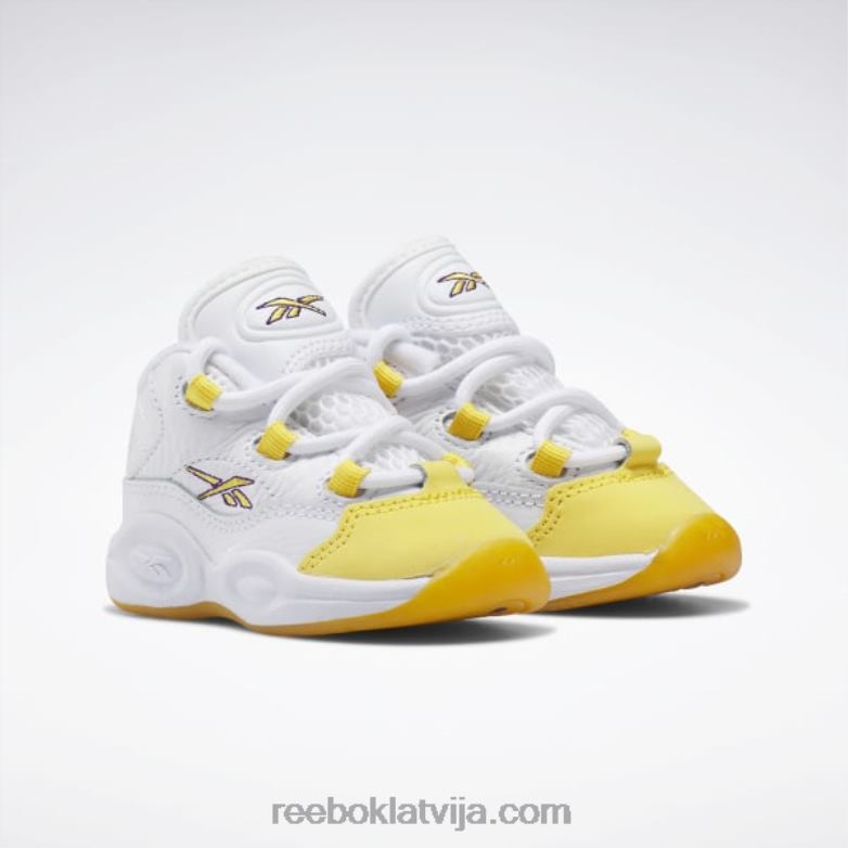 jautājums vidus kurpes - toddler bērni 0T4641373 Reebok ftwr balts/dzeltens pavediens/ultra violets