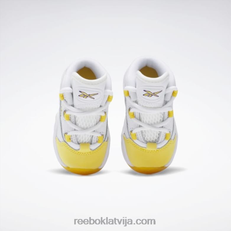 jautājums vidus kurpes - toddler bērni 0T4641373 Reebok ftwr balts/dzeltens pavediens/ultra violets