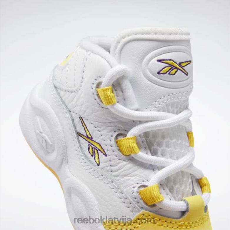 jautājums vidus kurpes - toddler bērni 0T4641373 Reebok ftwr balts/dzeltens pavediens/ultra violets