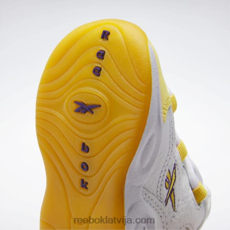 jautājums vidus kurpes - toddler bērni 0T4641373 Reebok ftwr balts/dzeltens pavediens/ultra violets