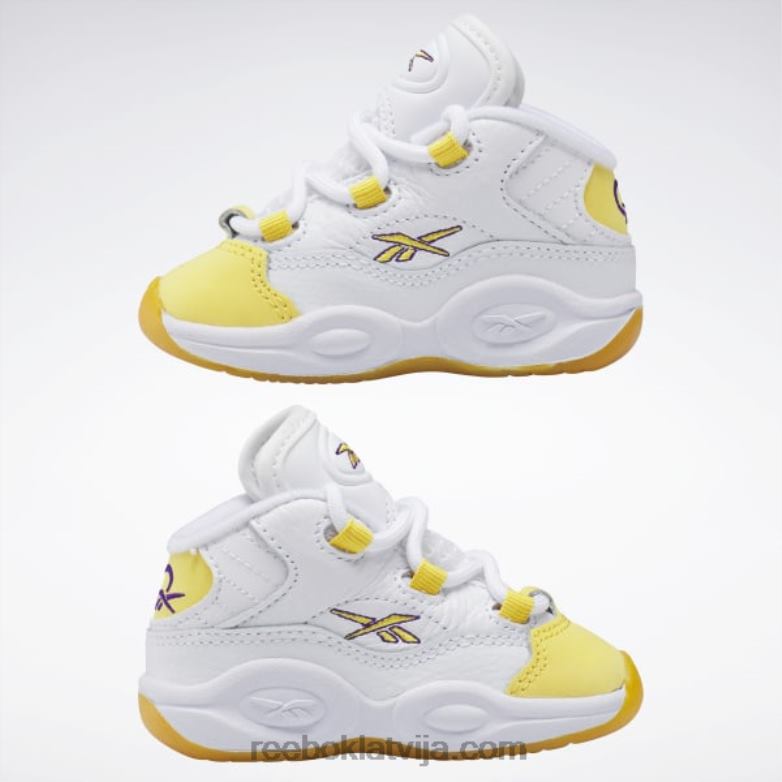jautājums vidus kurpes - toddler bērni 0T4641373 Reebok ftwr balts/dzeltens pavediens/ultra violets