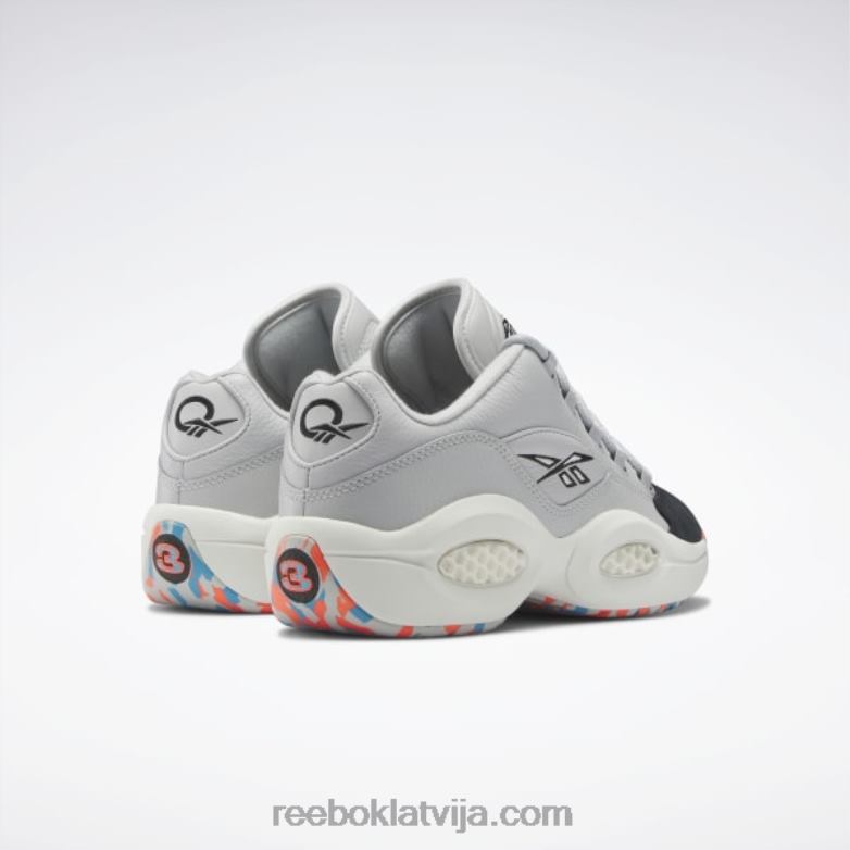 jautājums zemas basketbola kurpes0T46436 Reebok tīri pelēks 2/krīts/kods melns