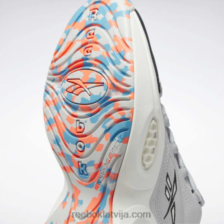 jautājums zemas basketbola kurpes0T46436 Reebok tīri pelēks 2/krīts/kods melns