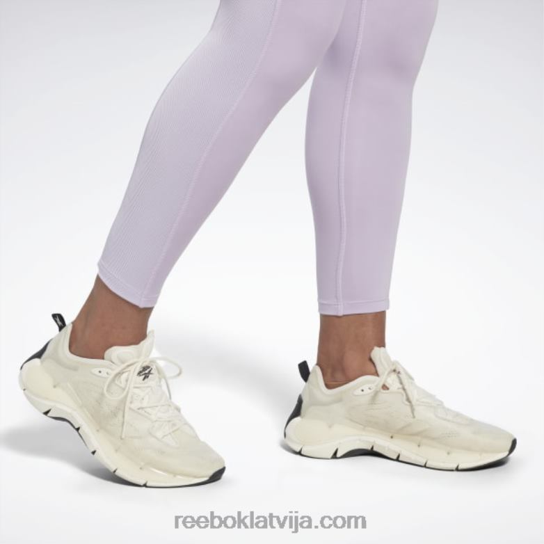 joga augstas jostasvietas veiktspējas ribu legingi sievietes 0T464698 Reebok violeta oāze
