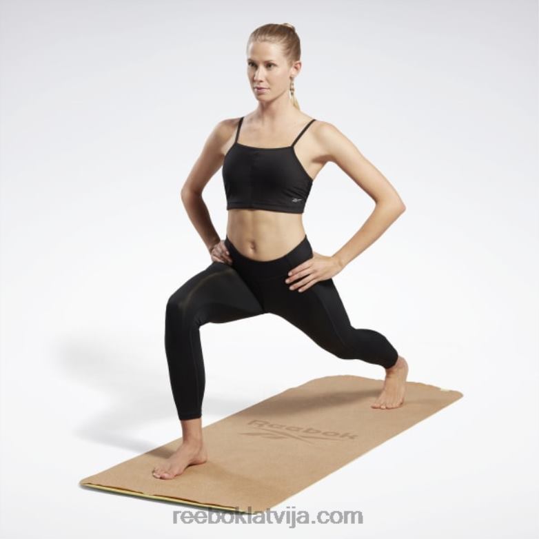 jogas izpildījuma rib crop tops sievietes 0T464917 Reebok melns