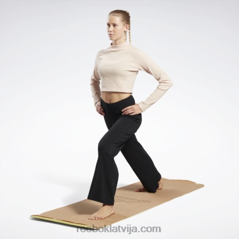 jogas kokvilnas ribbikses sievietes 0T464474 Reebok melns