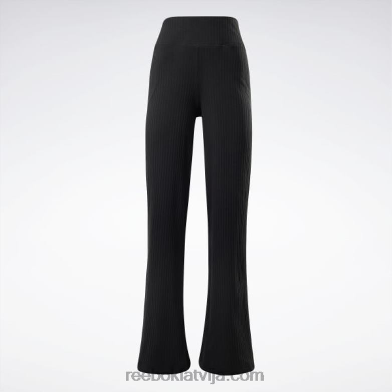 jogas kokvilnas ribbikses sievietes 0T464474 Reebok melns