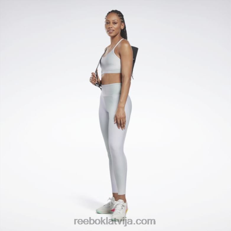 jogas siksnas sporta krūšturis sievietes 0T464726 Reebok violeta oāze