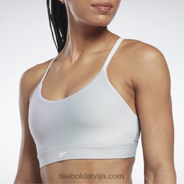 jogas siksnas sporta krūšturis sievietes 0T464726 Reebok violeta oāze