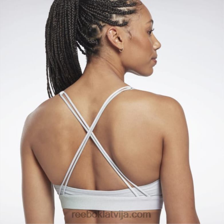 jogas siksnas sporta krūšturis sievietes 0T464726 Reebok violeta oāze