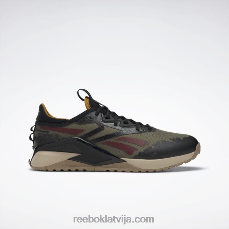 jurassic world nano x2 piedzīvojumu vīriešu treniņa apavi0T4641052 Reebok moderna olīvu/sero melna/savvaļas haki krāsa