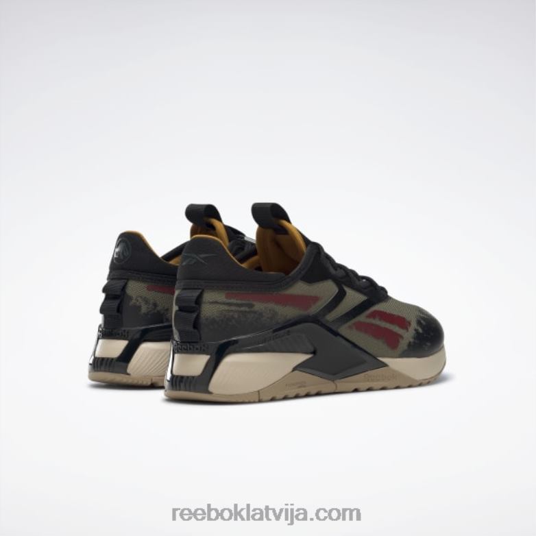 jurassic world nano x2 piedzīvojumu vīriešu treniņa apavi0T4641052 Reebok moderna olīvu/sero melna/savvaļas haki krāsa