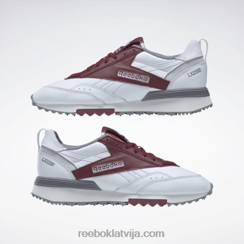 kalnu izpētes lx2200 apavi0T464131 Reebok ftwr balts/klasisks bordo/tīri pelēks 5