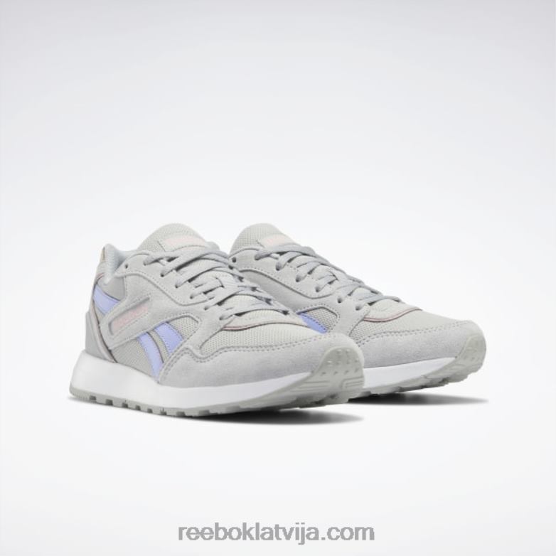 karaliskā tehnika t ce sieviešu apavi0T464266 Reebok tīri pelēks 3/ceriņu mirdzums/rozā zelts
