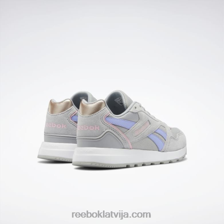 karaliskā tehnika t ce sieviešu apavi0T464266 Reebok tīri pelēks 3/ceriņu mirdzums/rozā zelts
