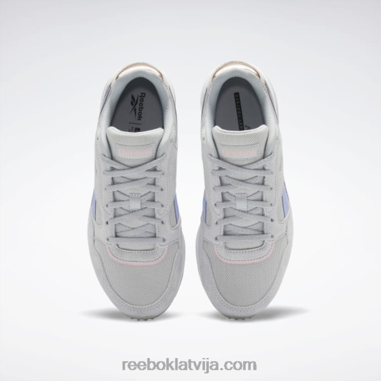 karaliskā tehnika t ce sieviešu apavi0T464266 Reebok tīri pelēks 3/ceriņu mirdzums/rozā zelts