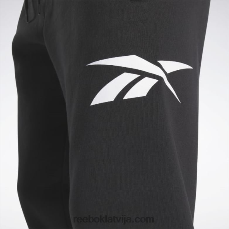 klasikas zīmola lepnas bikses vīriešiem 0T4641140 Reebok melns/krīts