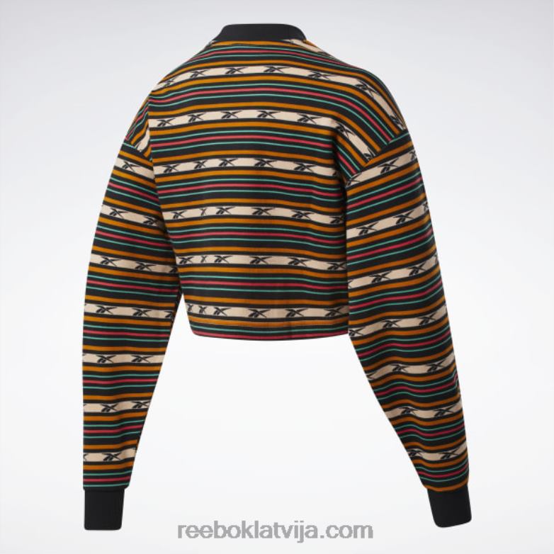 klasiska apdruka sporta krekls sievietes 0T464995 Reebok melns