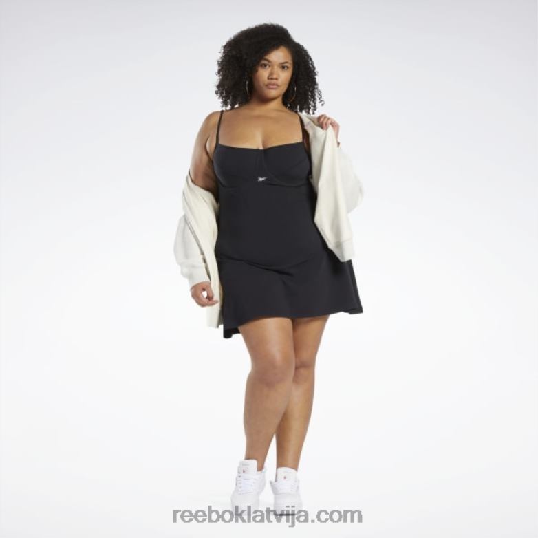 klasiska kokvilnas kleita (plus izmērs) sievietes 0T464585 Reebok melns