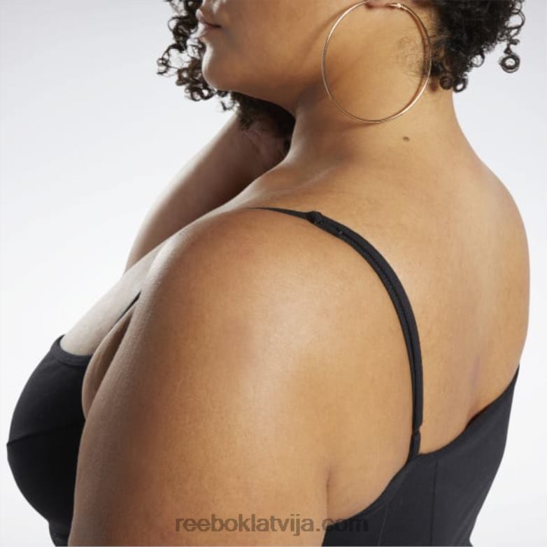 klasiska kokvilnas kleita (plus izmērs) sievietes 0T464585 Reebok melns