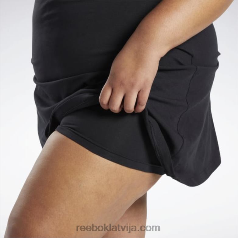 klasiska kokvilnas kleita (plus izmērs) sievietes 0T464585 Reebok melns