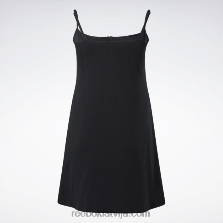 klasiska kokvilnas kleita (plus izmērs) sievietes 0T464585 Reebok melns
