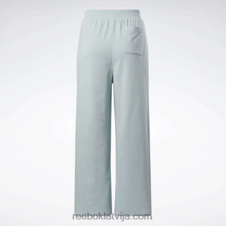 klasiskas bikses ar platām kājām (plus izmērs) sievietes 0T464649 Reebok piejūras pelēks