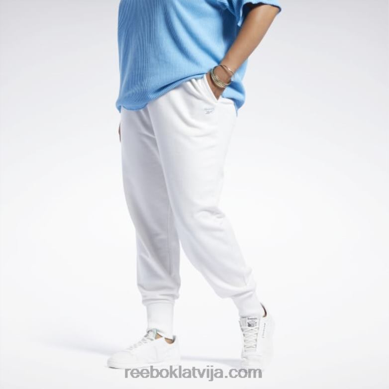 klasiskas franču frotē bikses (plus izmērs) sievietes 0T464796 Reebok krīts