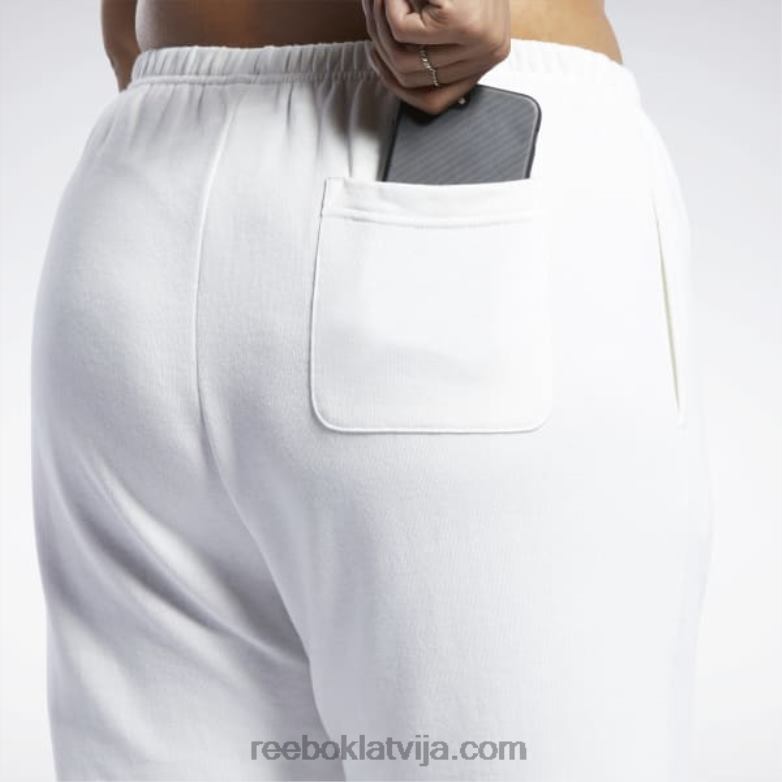 klasiskas franču frotē bikses (plus izmērs) sievietes 0T464796 Reebok krīts