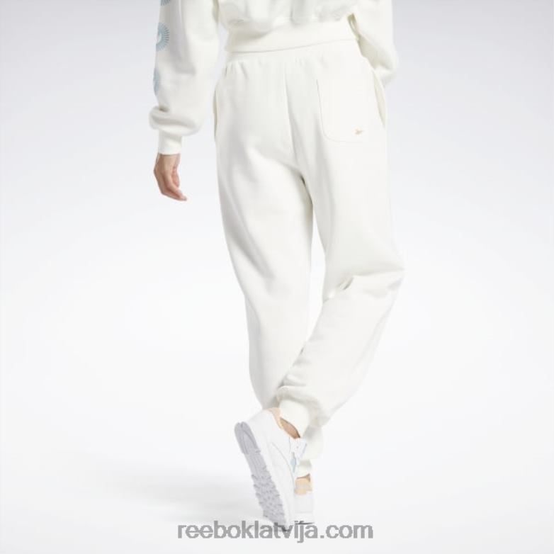 klasiskas grafiskās bikses sievietes 0T464687 Reebok krīts