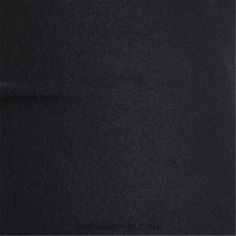 klasiskas reversās flīsa platas bikses (plus izmērs) sievietes 0T464730 Reebok melns