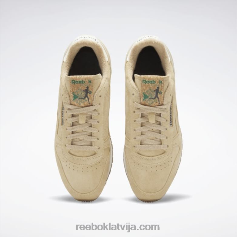 klasiskas ādas 1983 vintage kurpes0T464349 Reebok sahara/glen green/reebok gumijas gumija-04