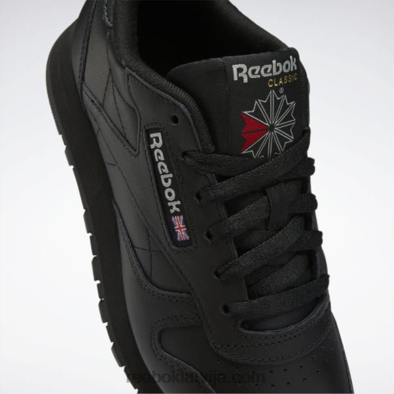 klasiskas ādas kurpes sievietes 0T464103 Reebok kodols melns/tīri pelēks 5