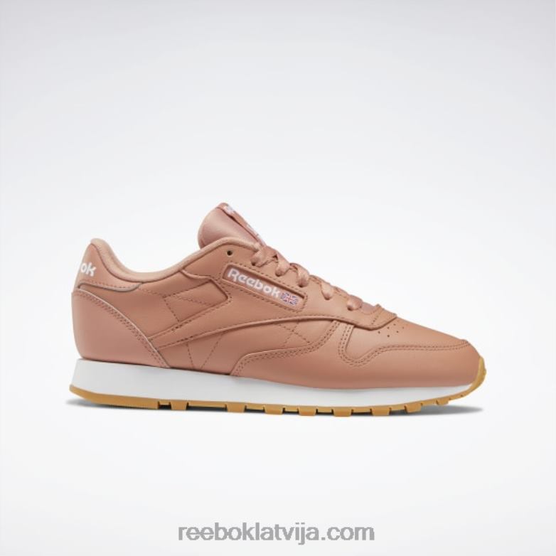 klasiskas ādas kurpes sievietes 0T464420 Reebok kanjons koraļļu mel/ftwr balts