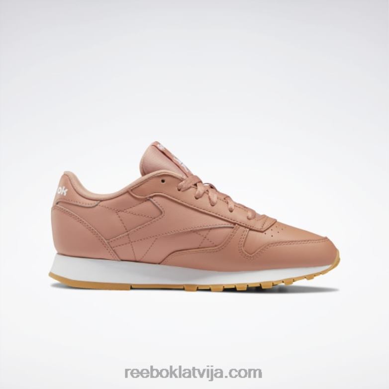 klasiskas ādas kurpes sievietes 0T464420 Reebok kanjons koraļļu mel/ftwr balts