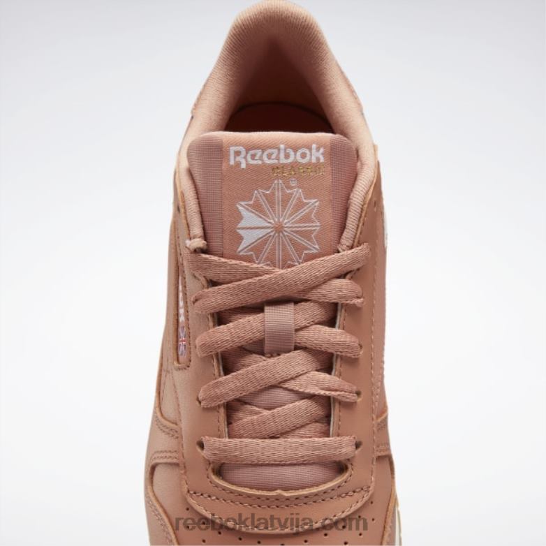 klasiskas ādas kurpes sievietes 0T464420 Reebok kanjons koraļļu mel/ftwr balts